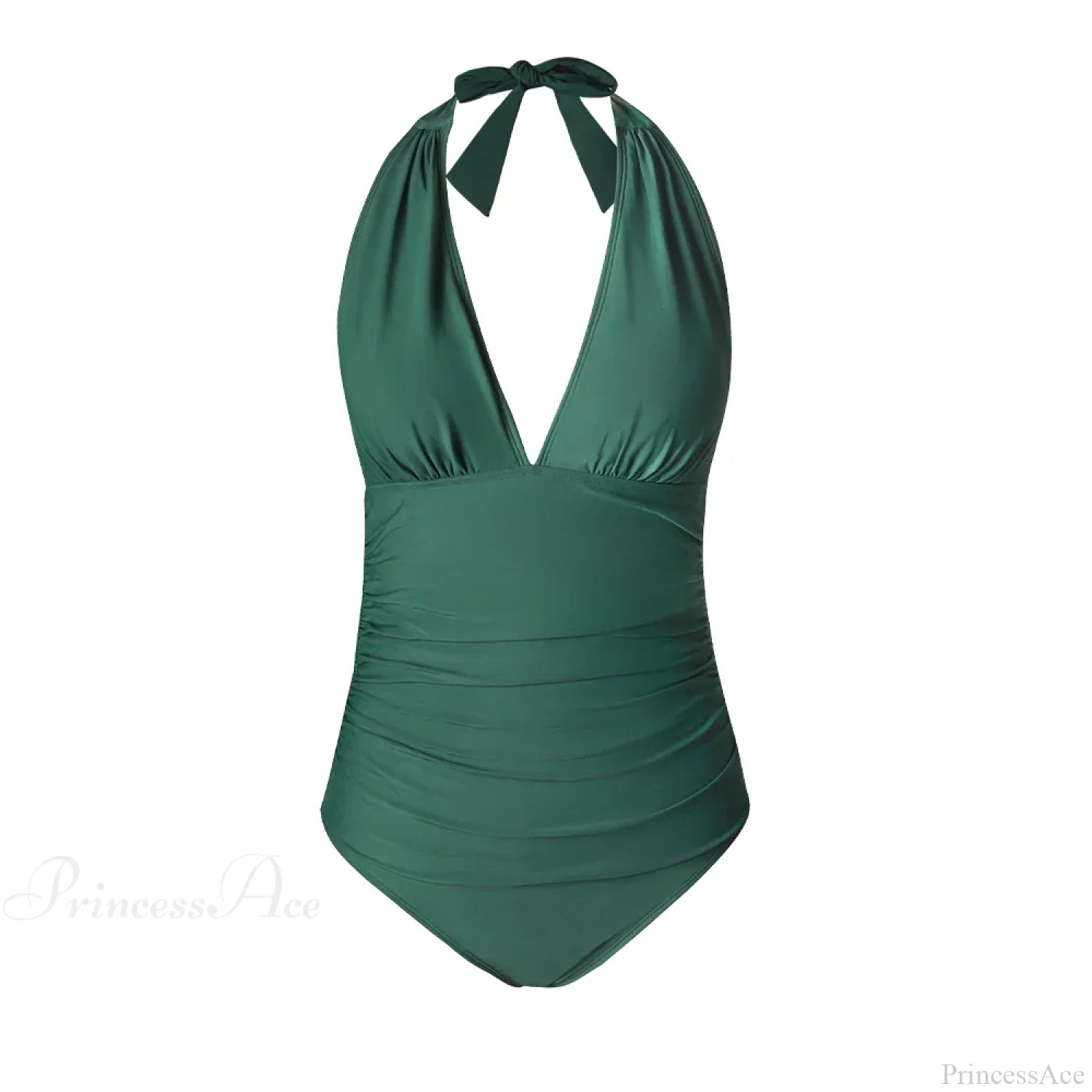 Deep V-neck Halter Backless One Piece Set color9 / XS