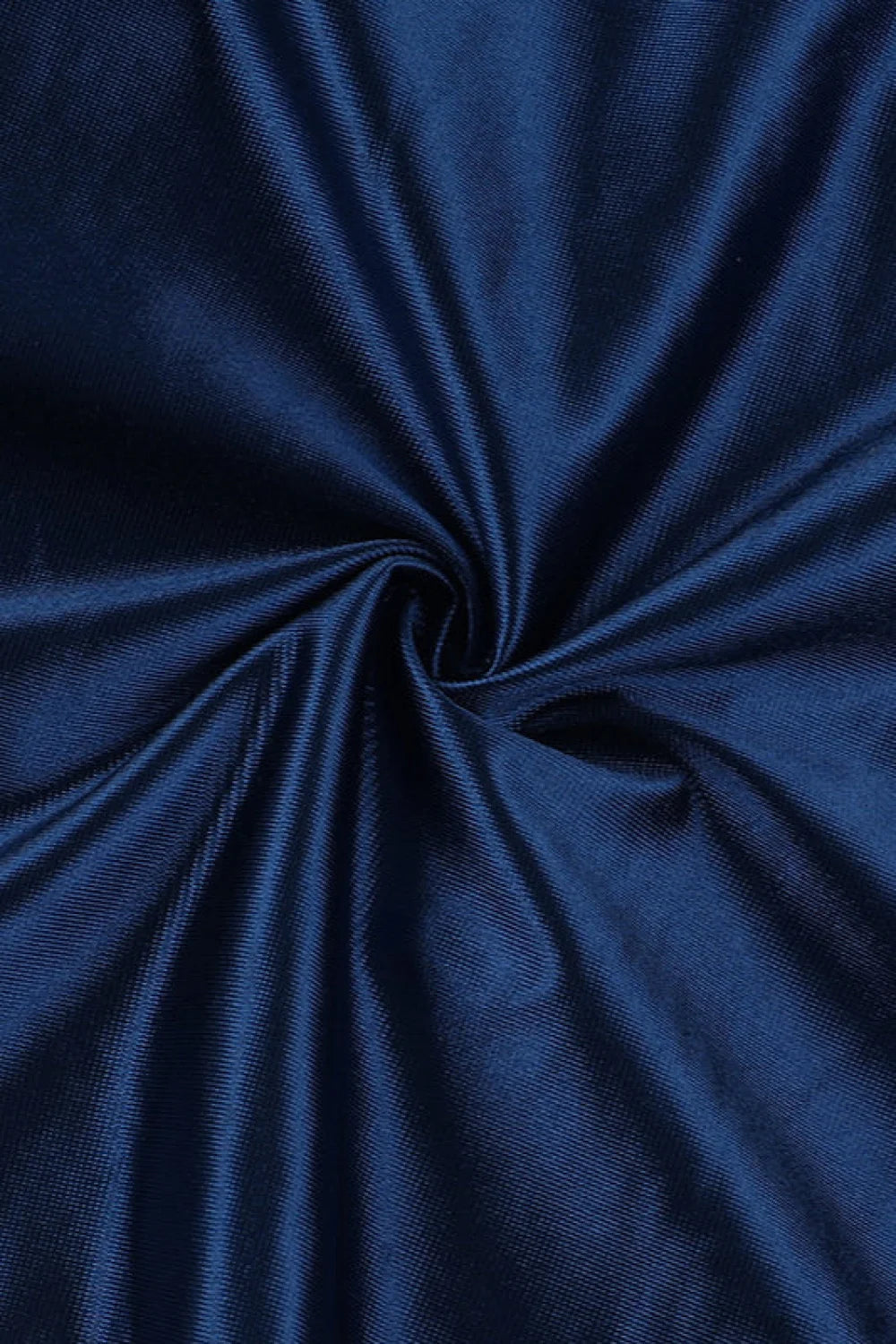 Deep V Waist-Cinched Satin Split Bodycon Party Dress