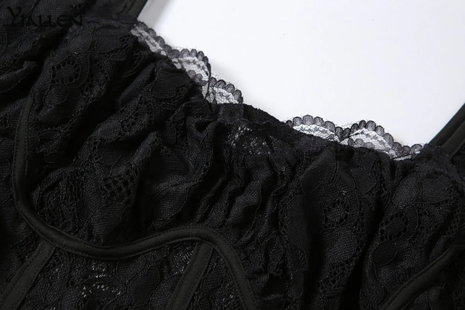 Delilah Sexy Lace Charming Split Maxi Dress