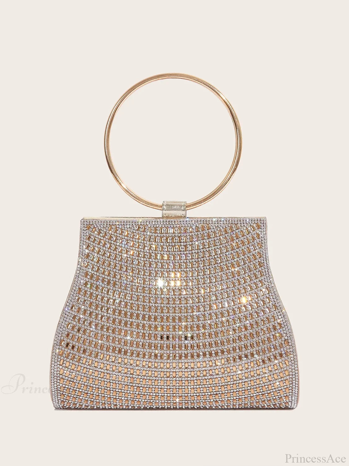 Diamond Rhinestones Bridal Evening Clutch Bag Gold clutchbag-250126