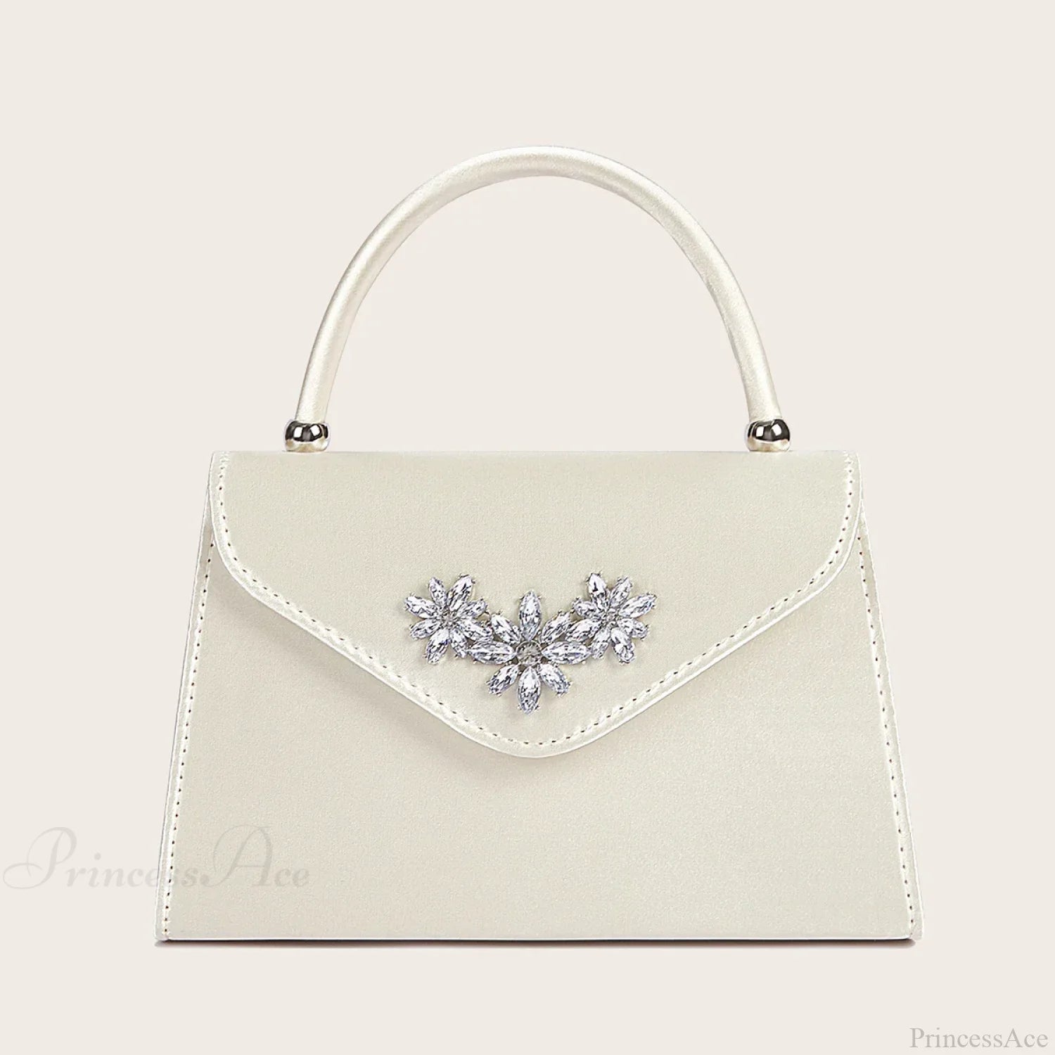 Diamond Wedding Clutch Purse Evening Party Shoulder Bag KHAKI clutchbag-250126