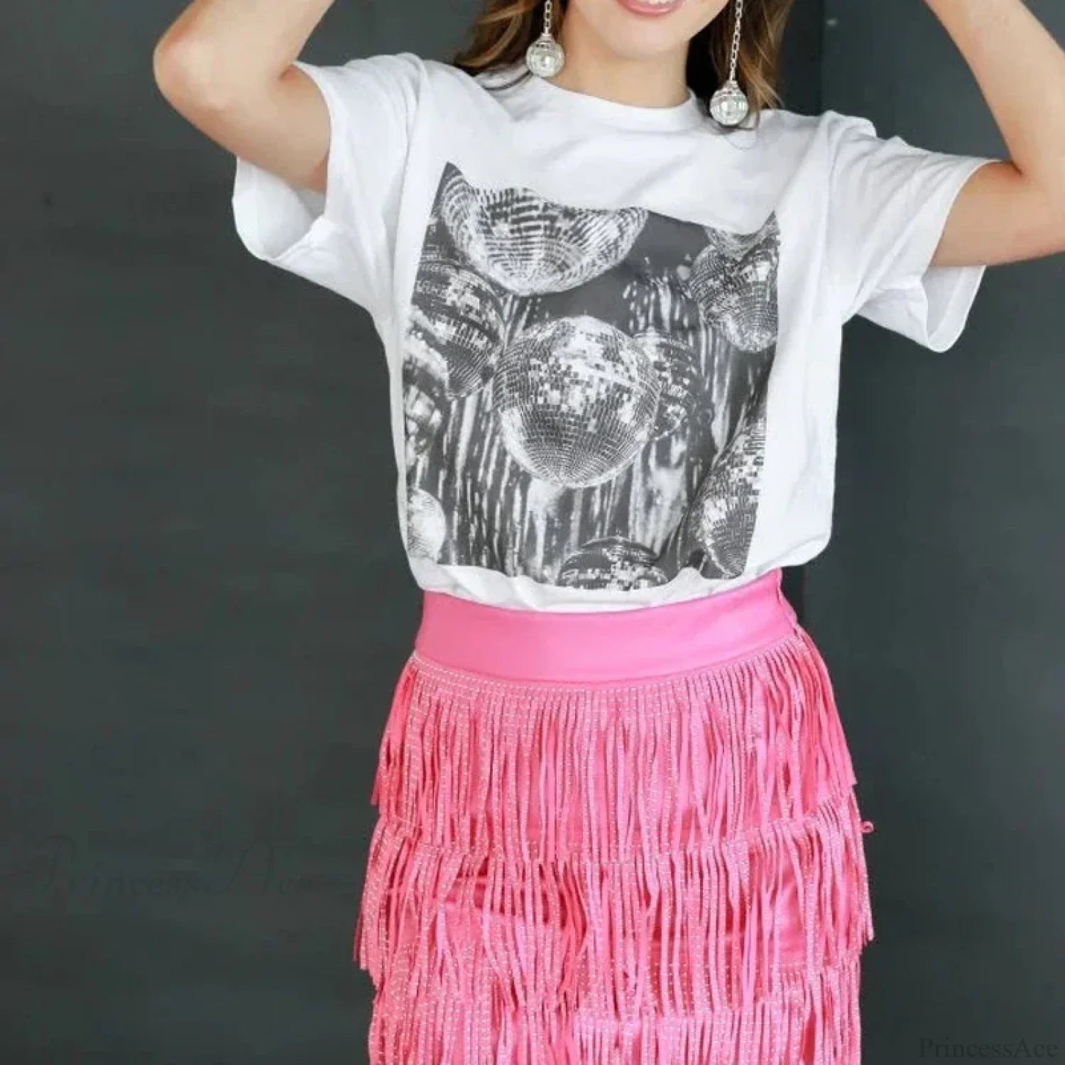 Disco Ball Vintage Concert T-shirt t-shirt-250223