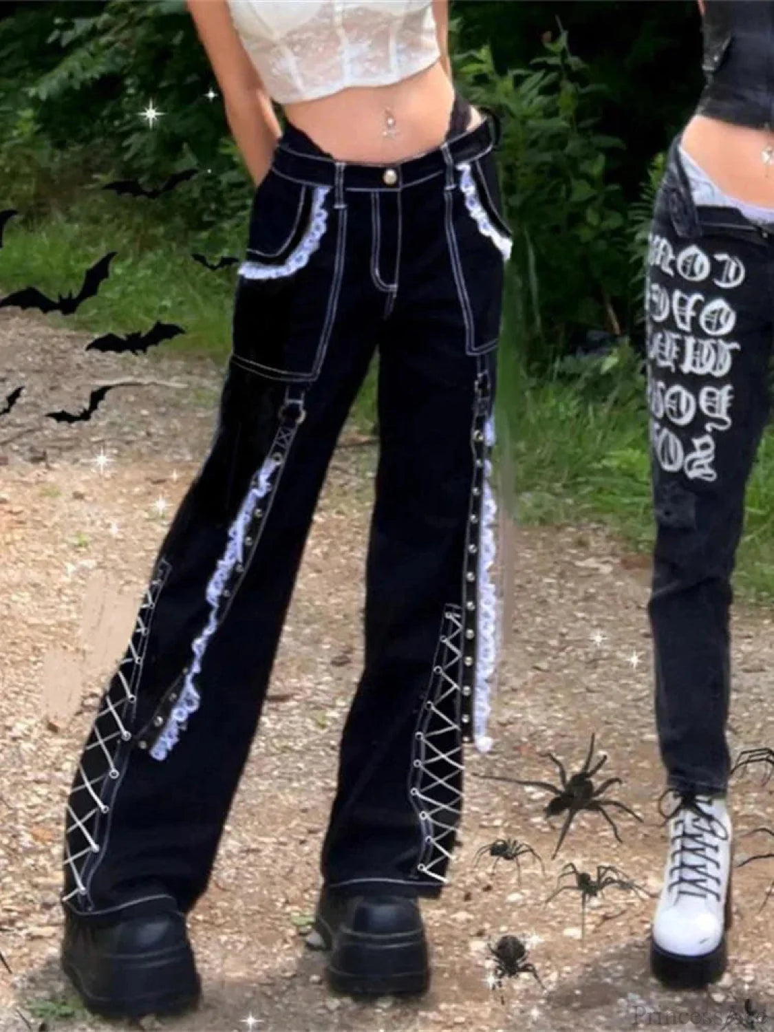 Dress Gothic Denim Rebel Pant