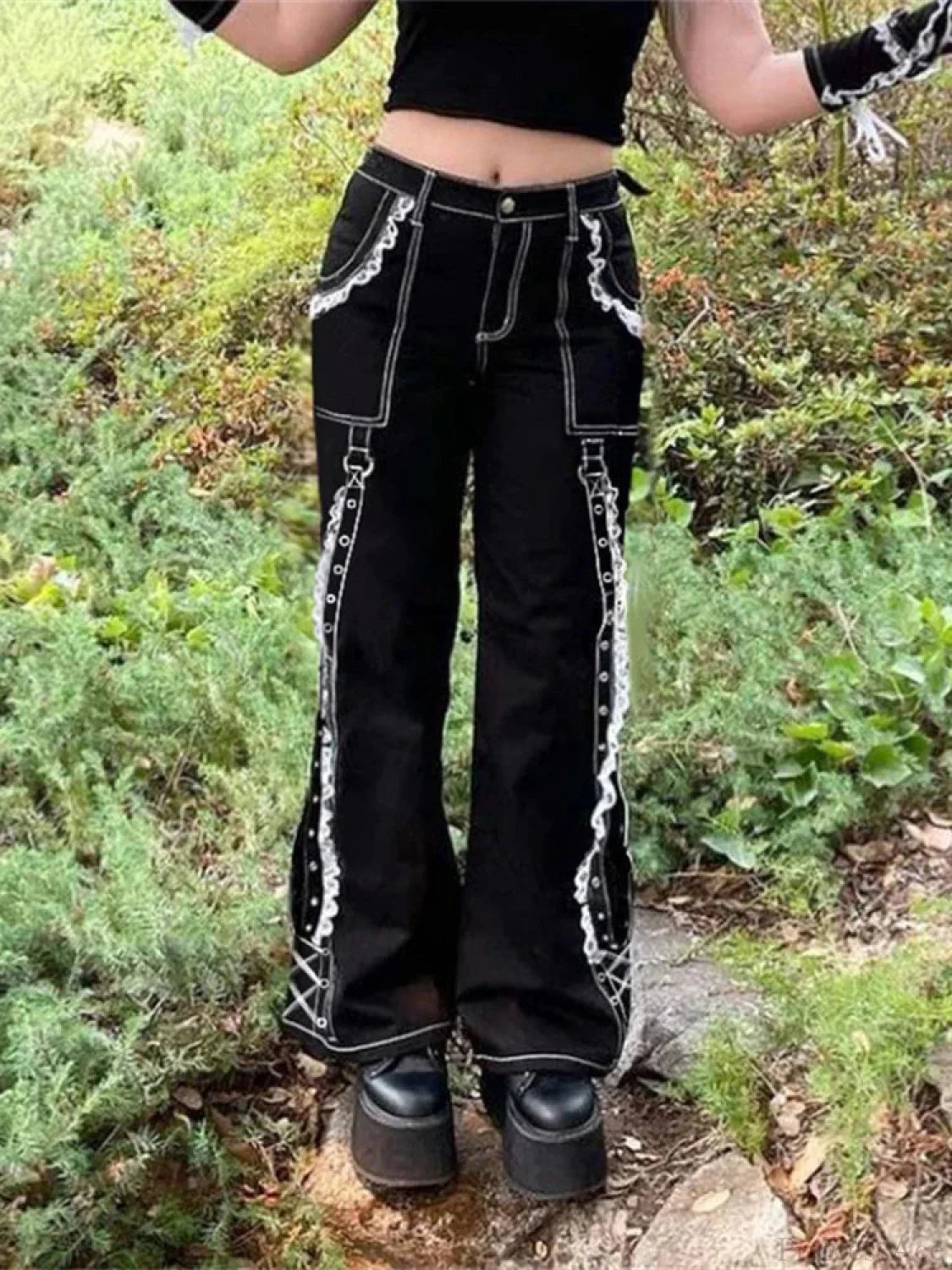 Dress Gothic Denim Rebel Pant