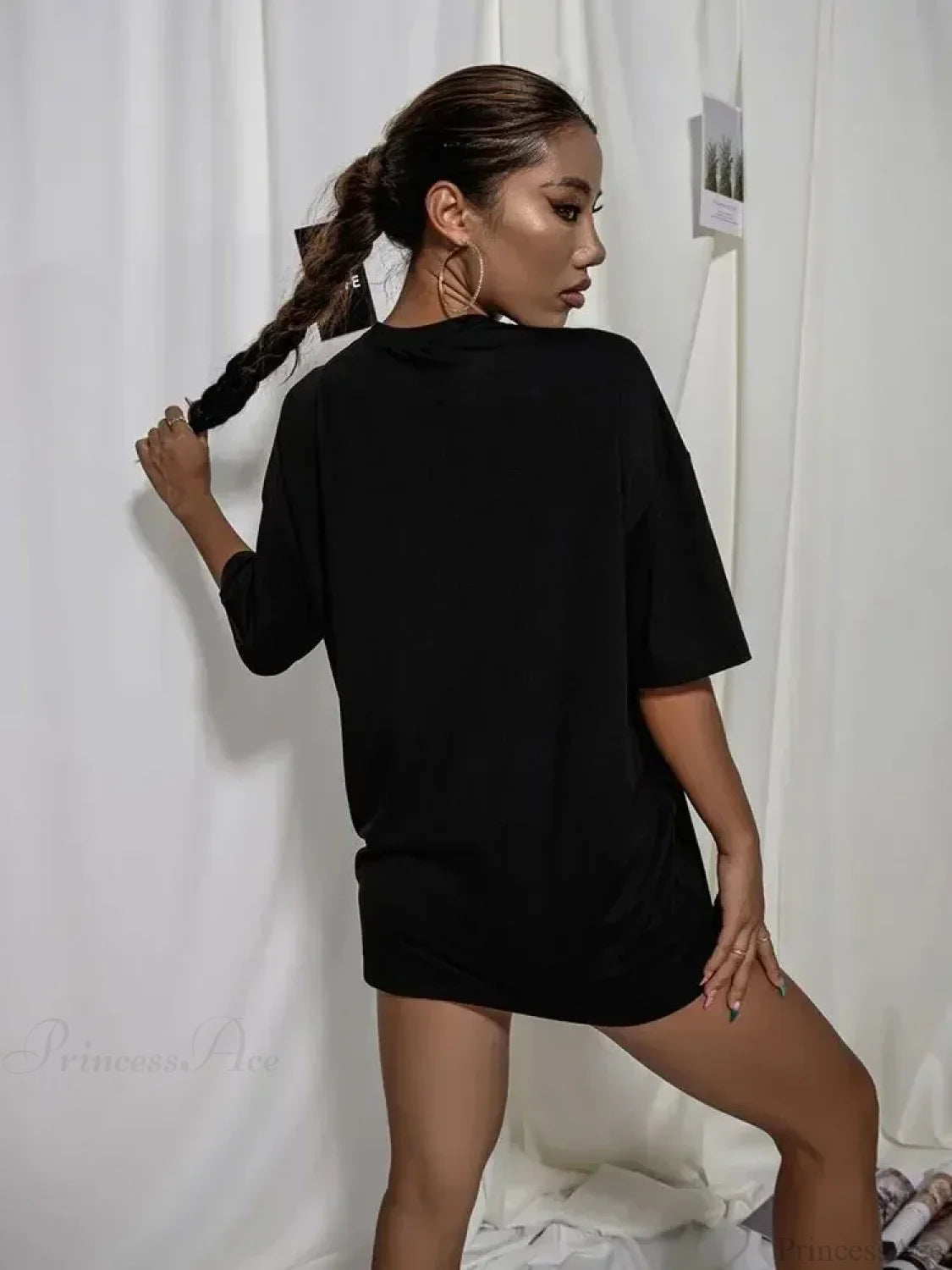 Drop Shoulder Oversized Streetwear T-shirt t-shirt-250223