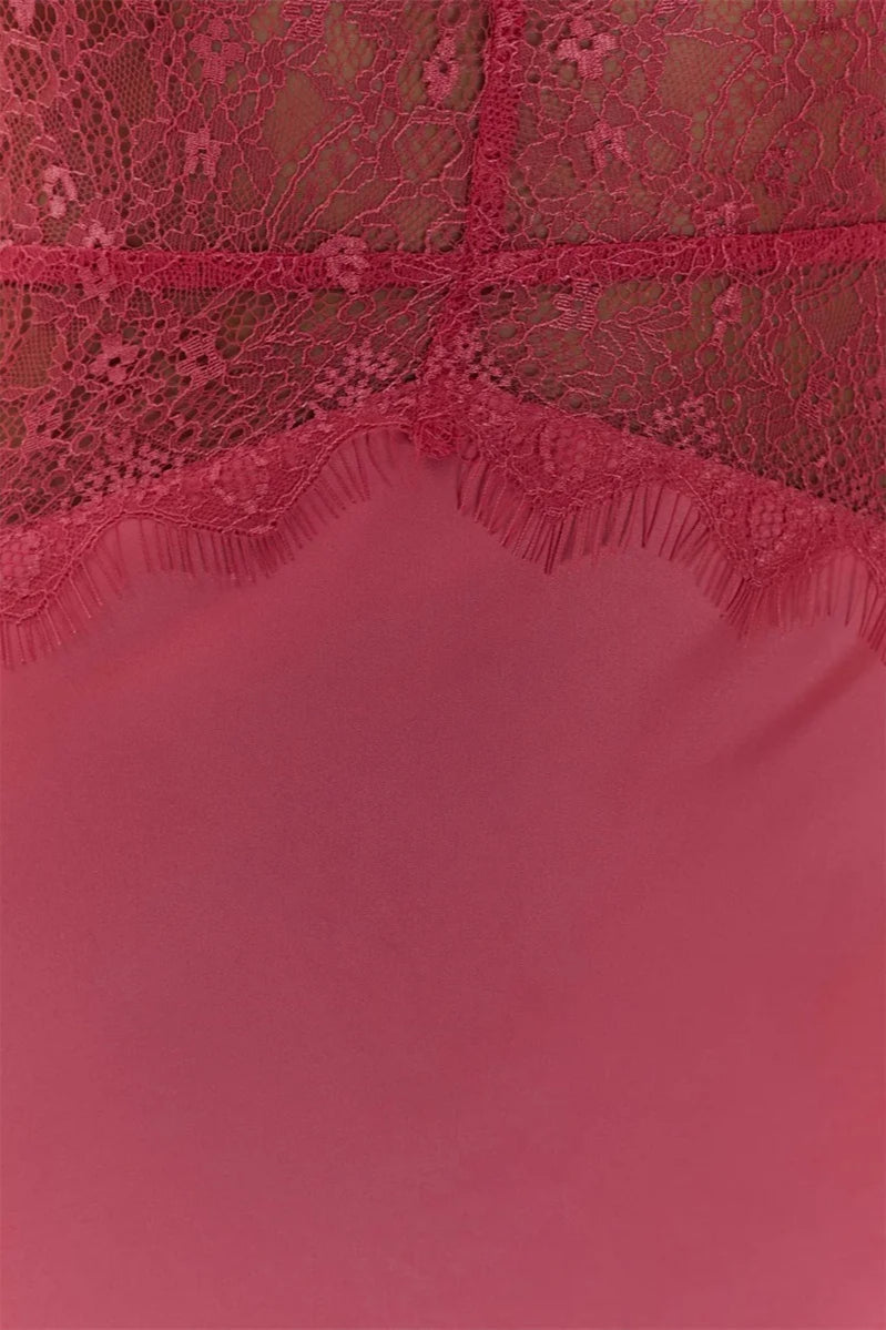 Lace Patchwork Backless Halter Boho Dress