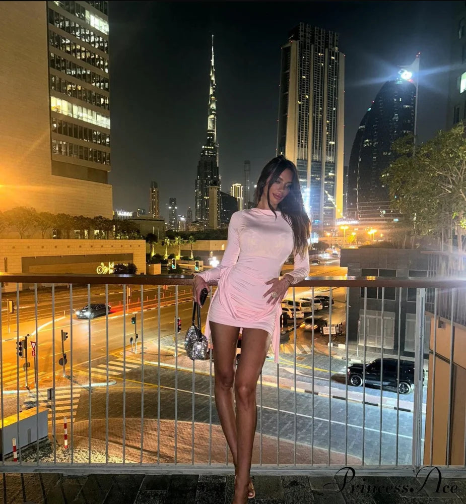 Ebony Elegant Mini Dress