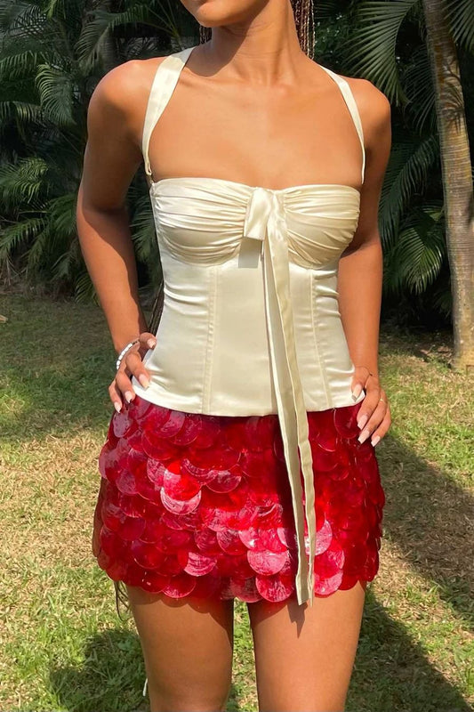 Sequin Bodycon Mini Skirt