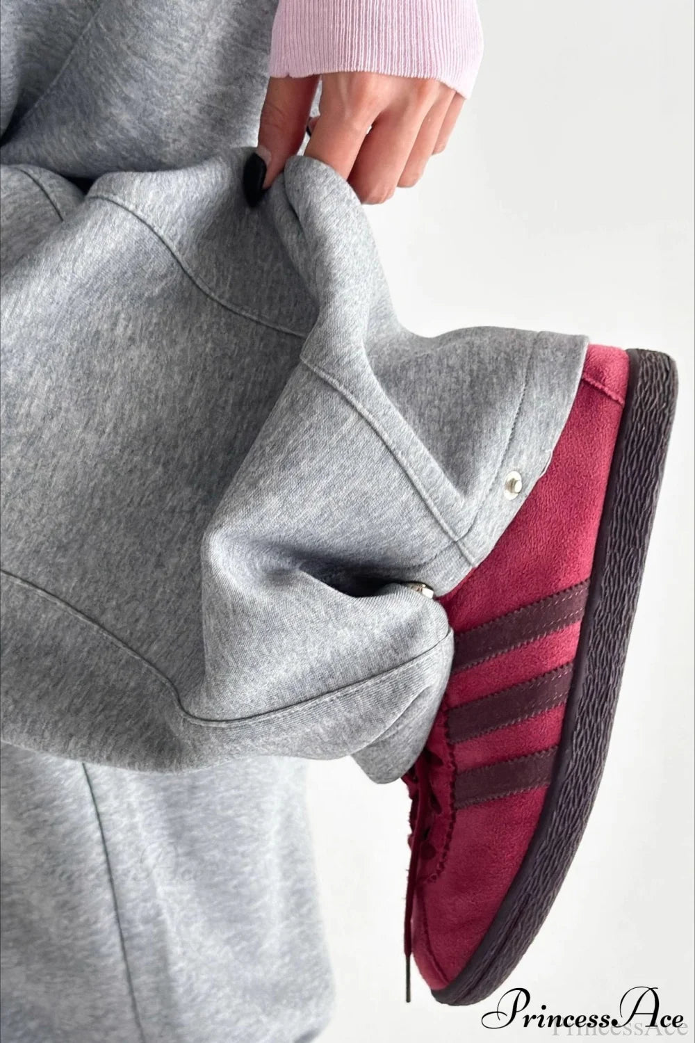 Elastic High-Waist Drawstring Wide Pants