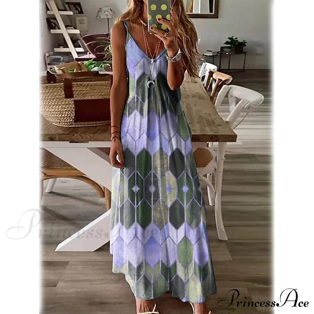 Women's V-Neck Elegant Casual Dress Blue __stock:200 casual dresses clothes dresses refund_fee:1200 show-color-swatches