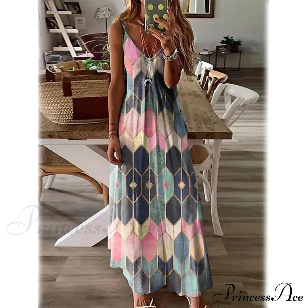 Women's V-Neck Elegant Casual Dress Pink __stock:200 casual dresses clothes dresses refund_fee:1200 show-color-swatches