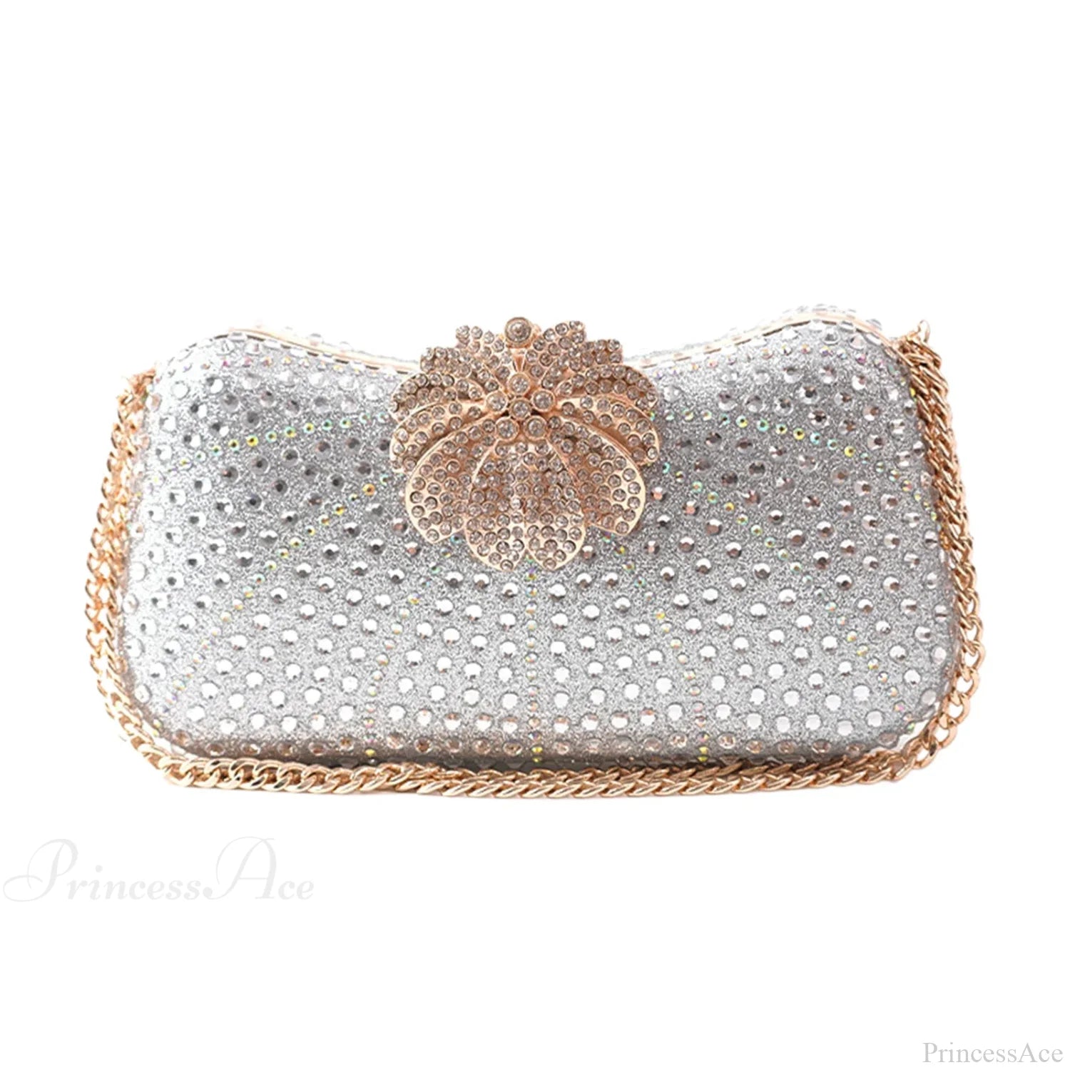 Elegant Crystal Shiny Evening Clutch Purse Wedding Bag color3 / 20x5x10cm clutchbag-250126