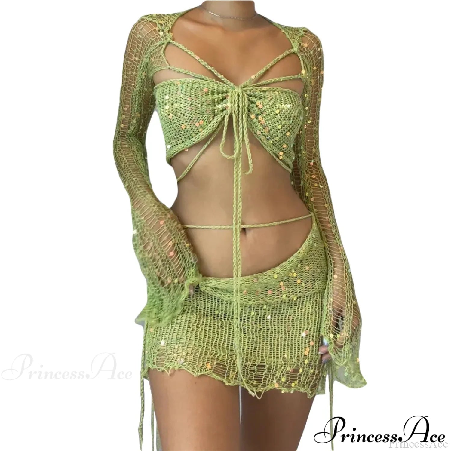 Beaded Sweater Maxi Dress