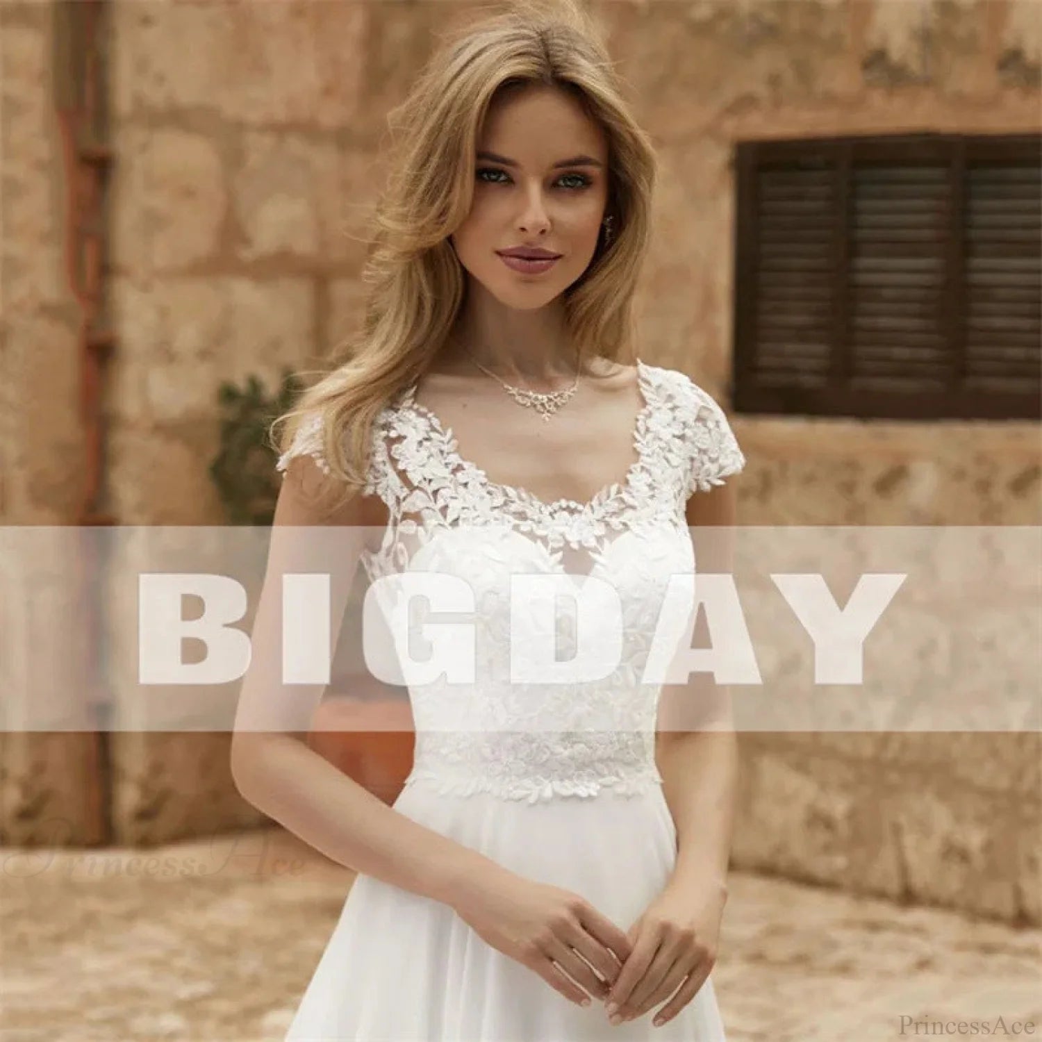 Elegant Lace Long Train Bridal Wedding Dress weddingdress-250223