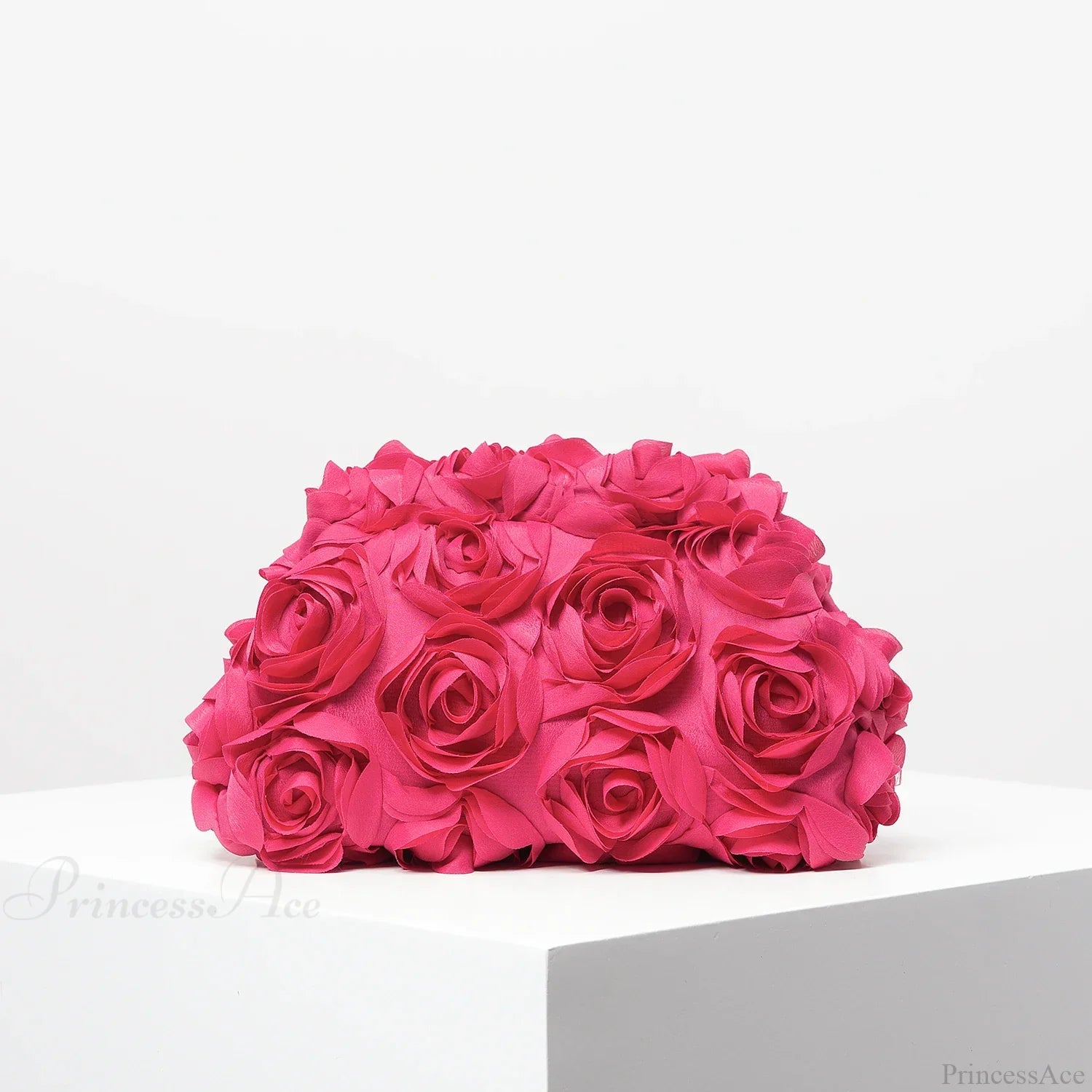 Elegant Rose Wedding Party Clutch Wristlet Rose Red wristlet-250126