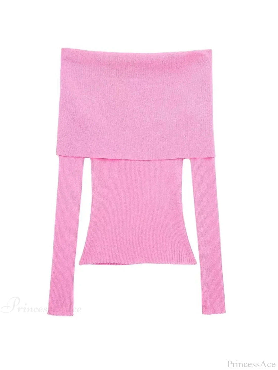 Elegant Slim Green Off-Shoulder Long Sleeve Female Chic Christmas Sweater Sweaters-L