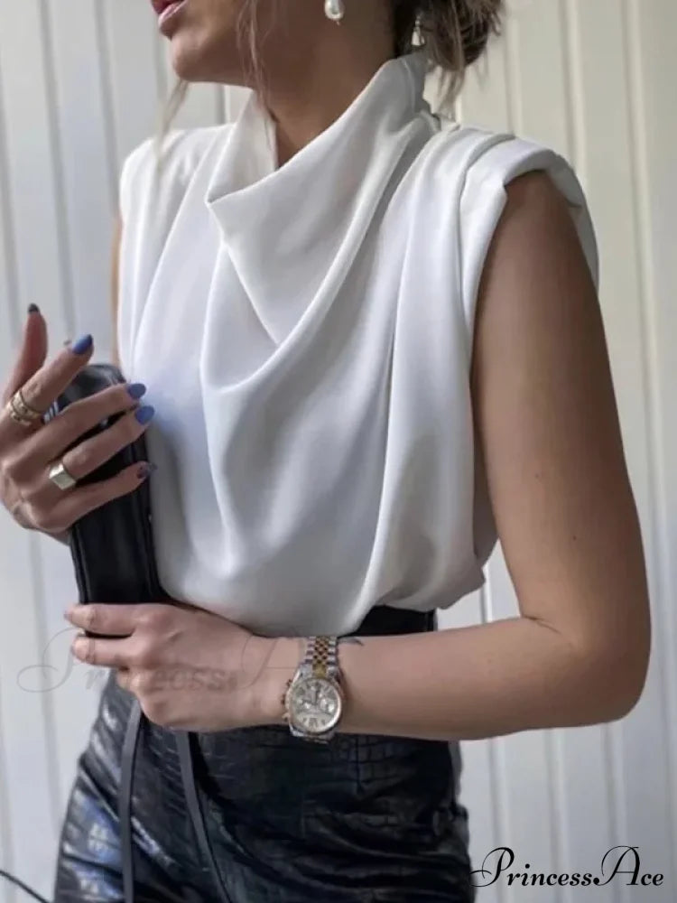 Ellia Women’s Top White / S Tops & Blouses