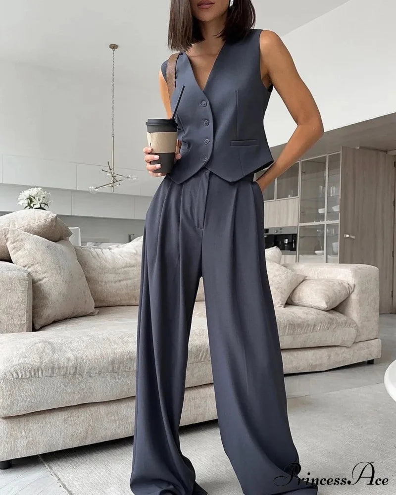 Elliss Two Stylish Piece Set Green / S