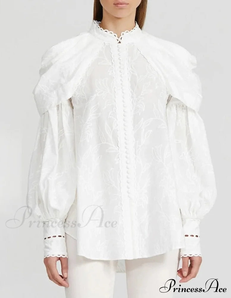 Embroidered Virginia Blouse Tops & Blouses