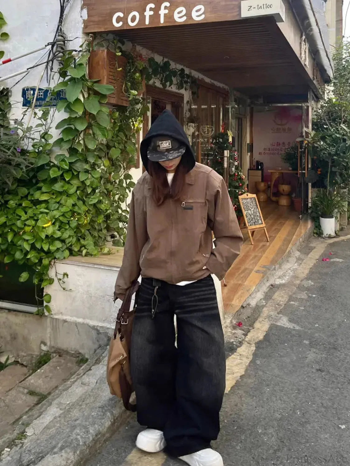 Embroidery Gothic Dark Baggy Pant