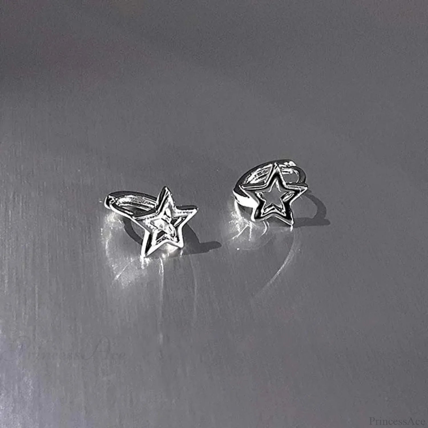 Empty Five-pointed Star Constellation Stud Earring color3