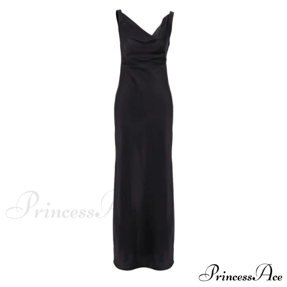 Enela Satin Stylish Maxi Dress