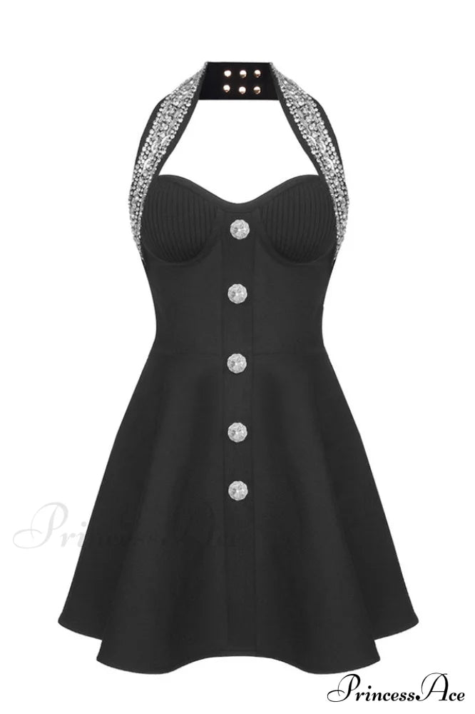 Enya Knit Backless Mini Dress | Dress In Beauty