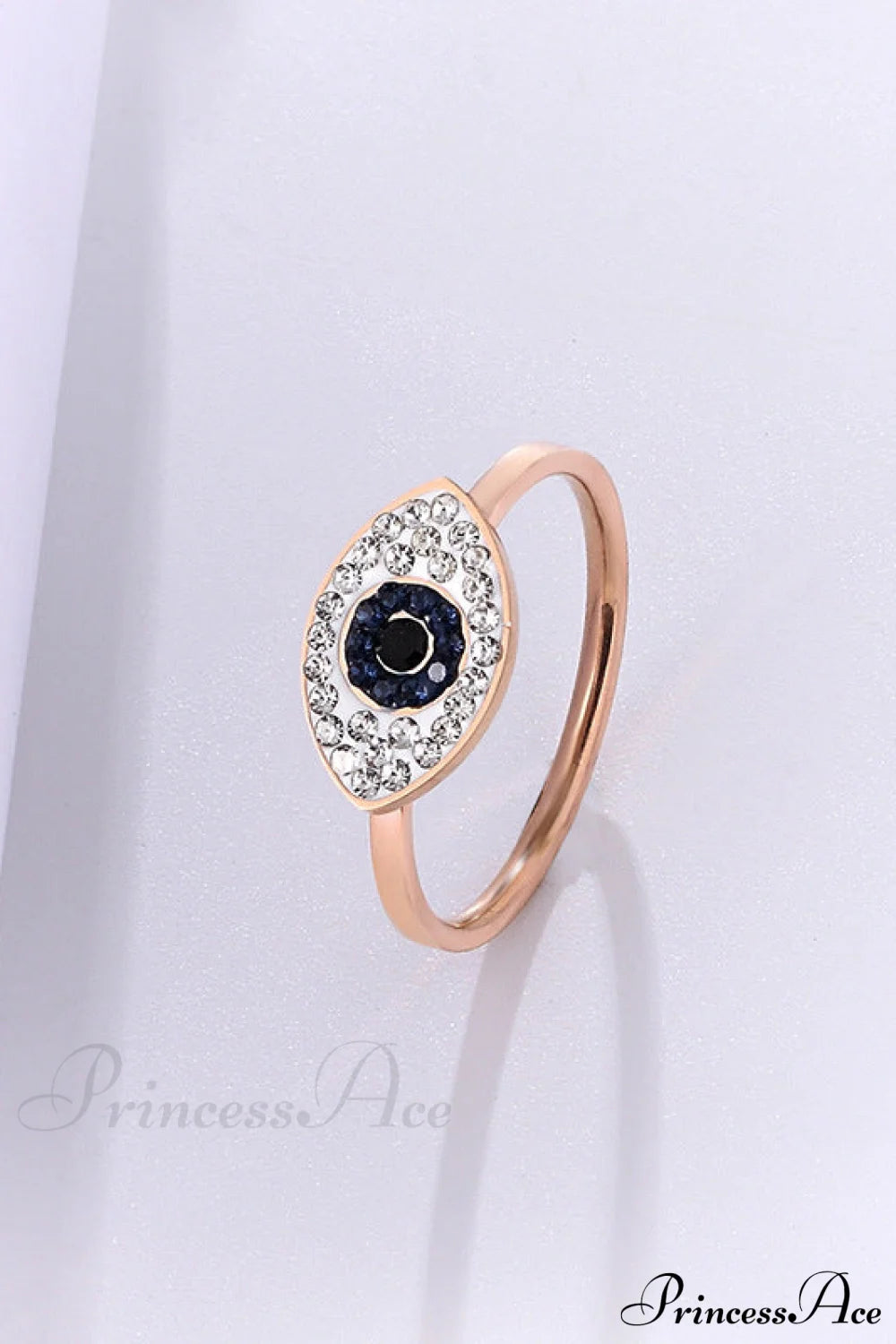 Eye Of God Rose Gold 14K Titanium Steel Rings