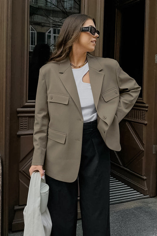 Manteau blazer chic et décontracté