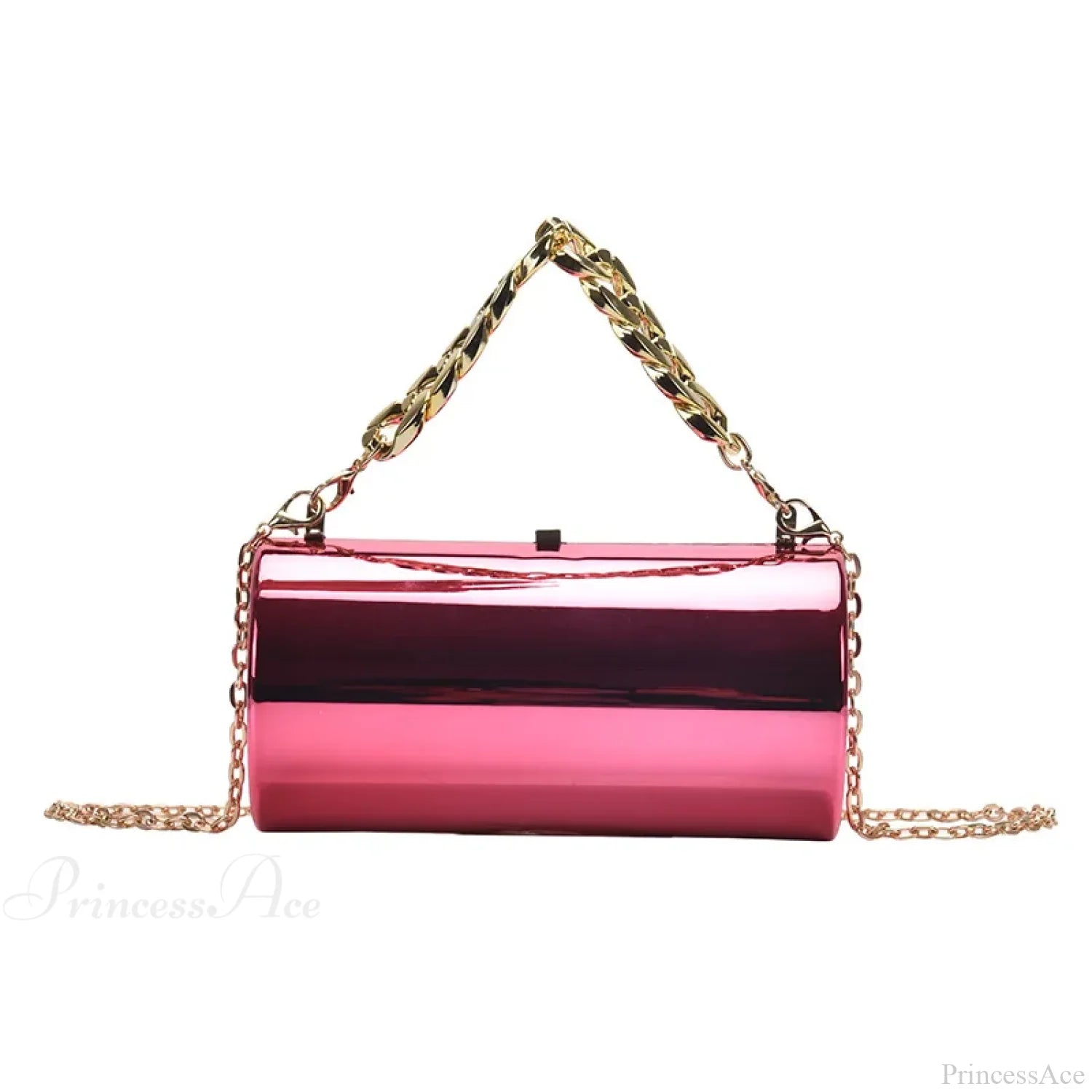 Fashion Cylinder Mini Evening Crossbody Handbag Rose handbag-250126