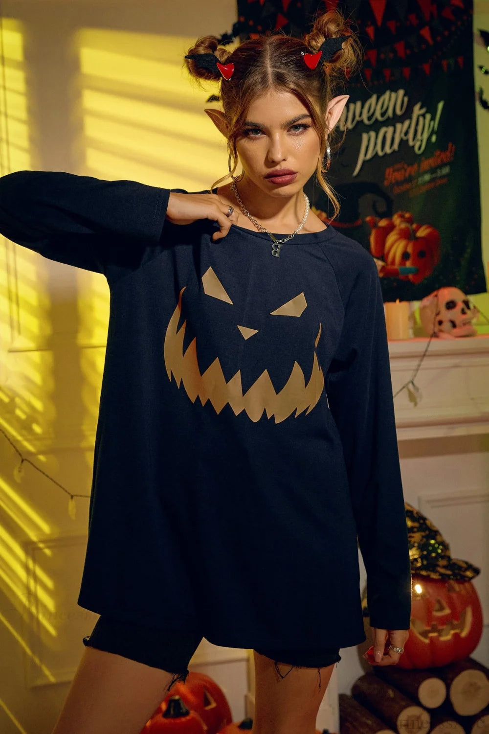 Fashion Loose Halloween Hoodie