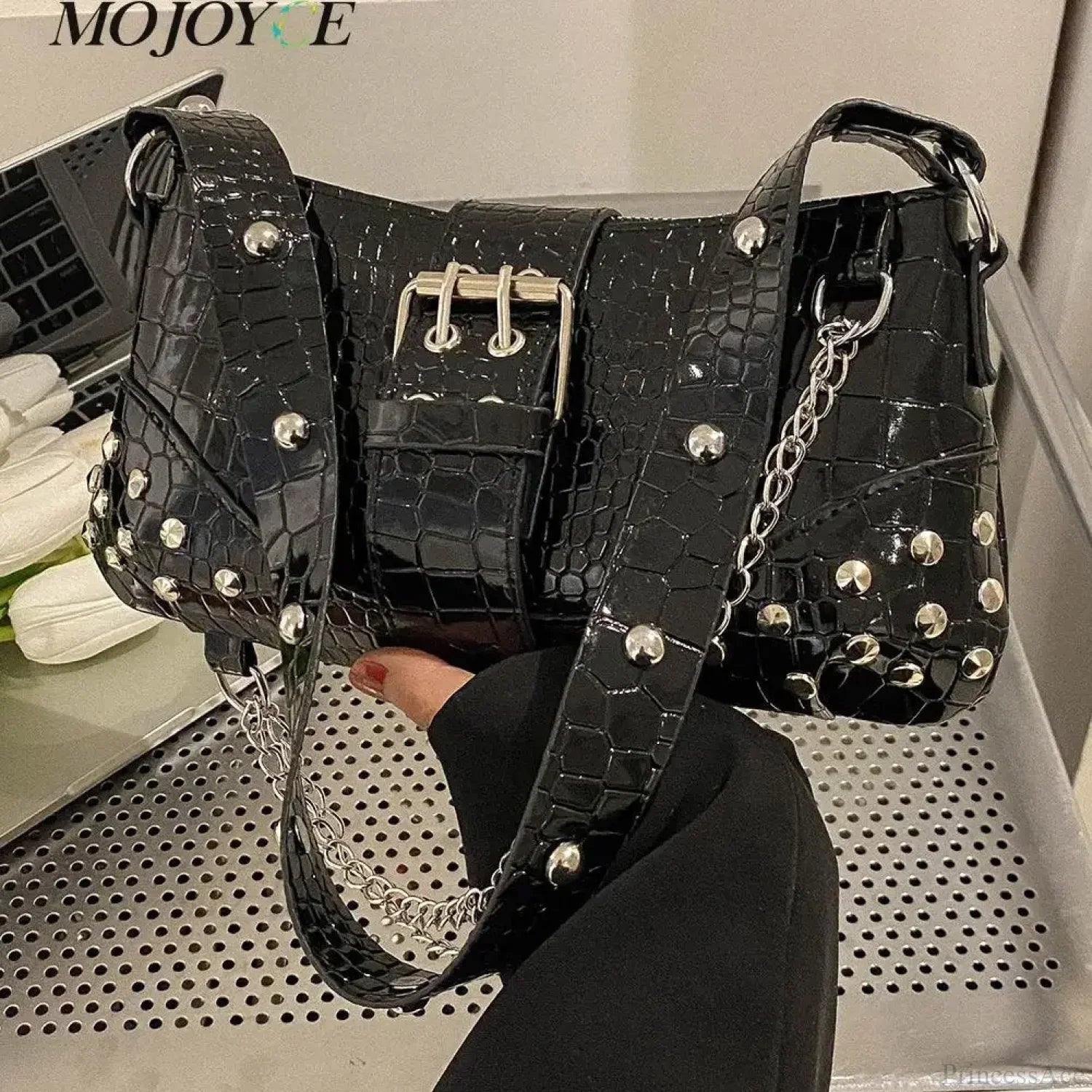 Fashion Y2K Pleated Underarm Shoulder Bag shoulder-250126