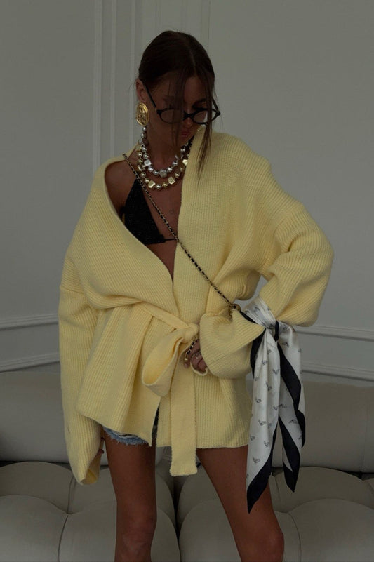 Belted Midi Cardigan