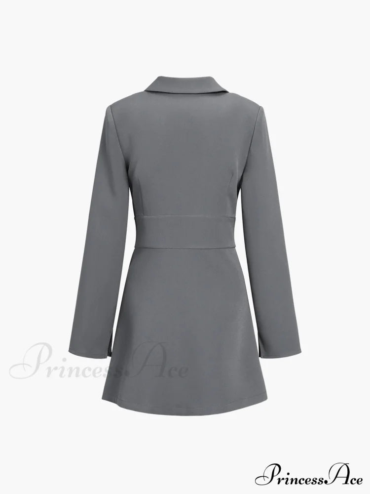 First Choice Blazer Trendy Long Sleeve Short Dress Coats-L