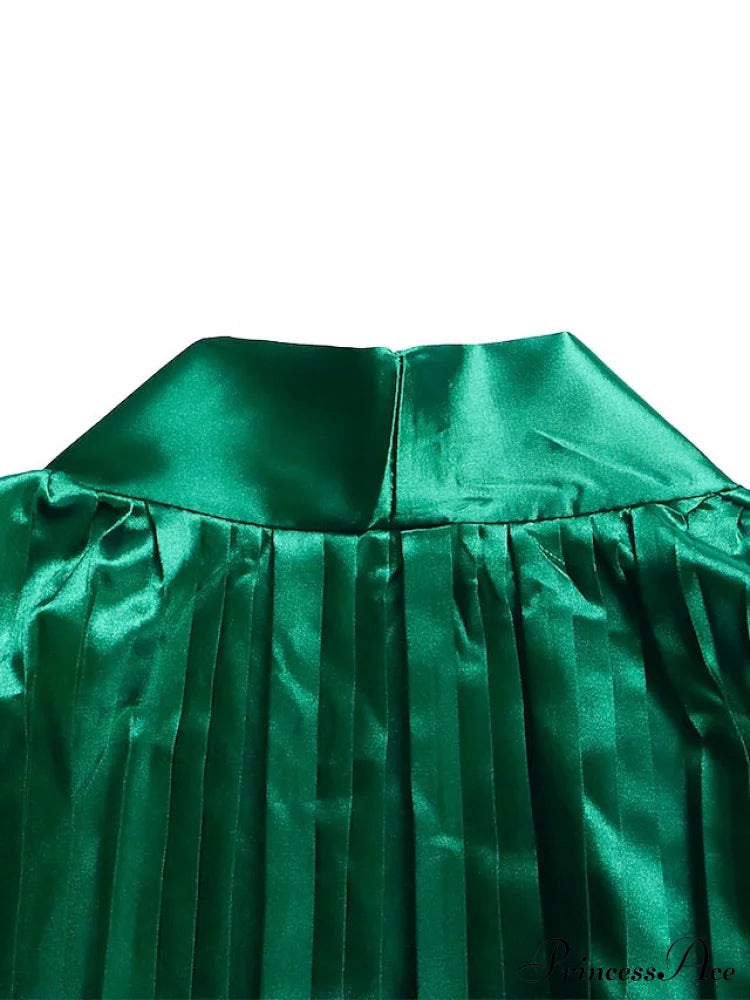 Fit Fuchsia - Pants Sets Casual Spring V White Color Daily & Fashion Solid Long Blouse Red Neck