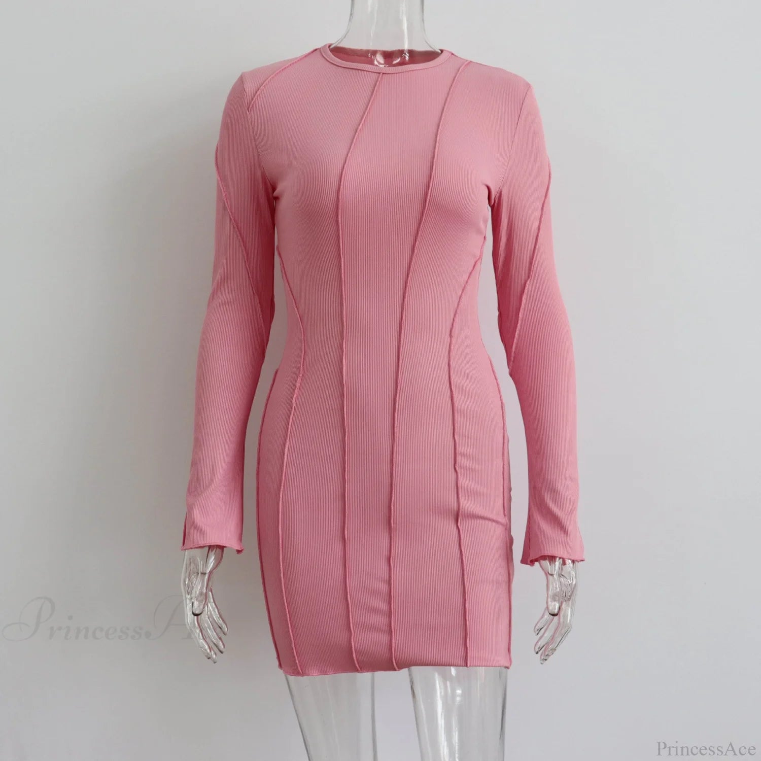Flared Sleeve Dress M / White Dresses