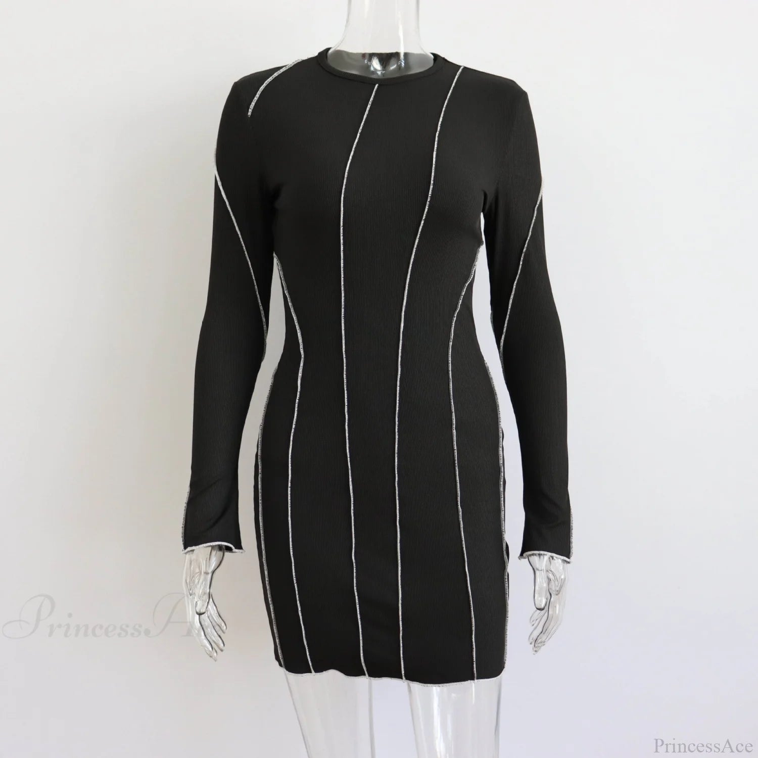 Flared Sleeve Dress S / Green Dresses