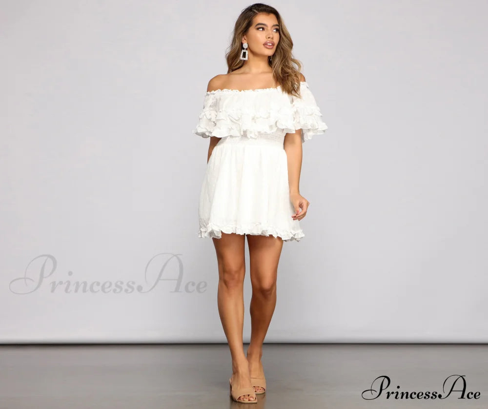 Flirty Vibes Stylish Linen Mini Dress Dressy Dresses