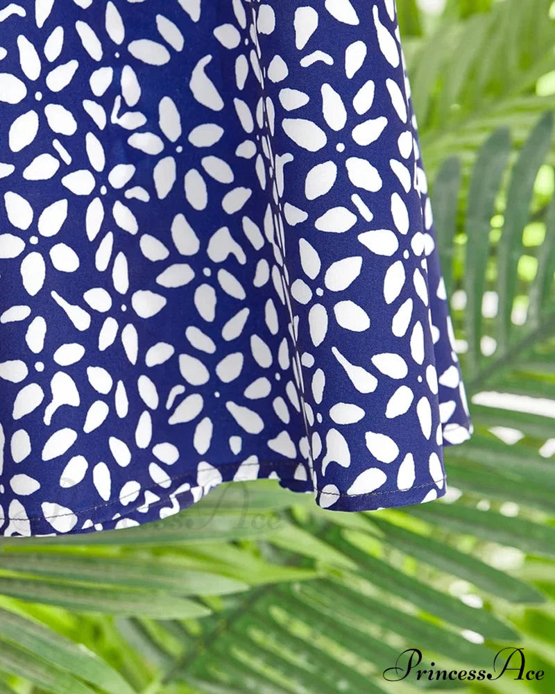 Floral Dress With Pockets Casual Dresses