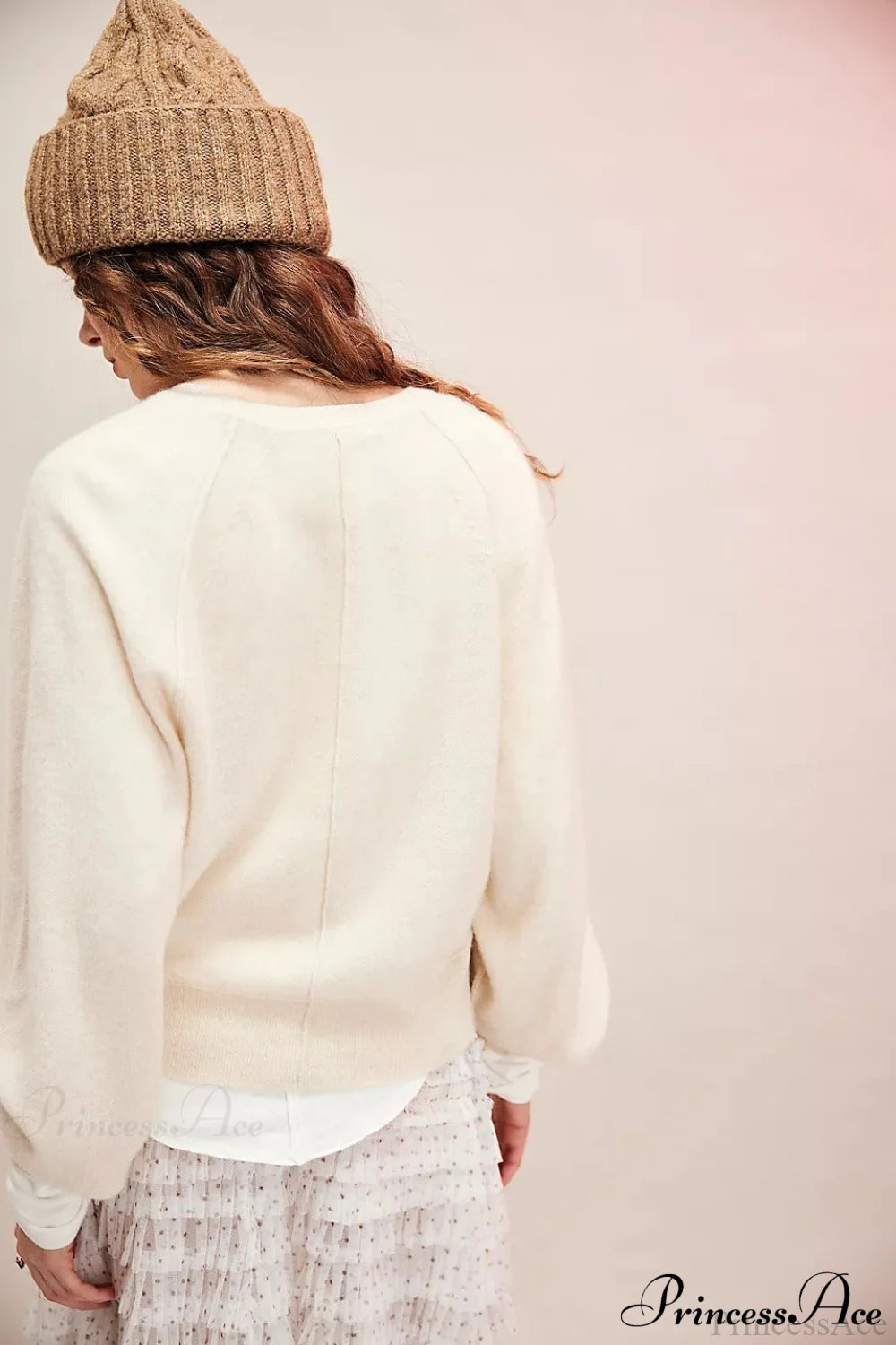 French Vintage Loose Long-Sleeve Knit Top