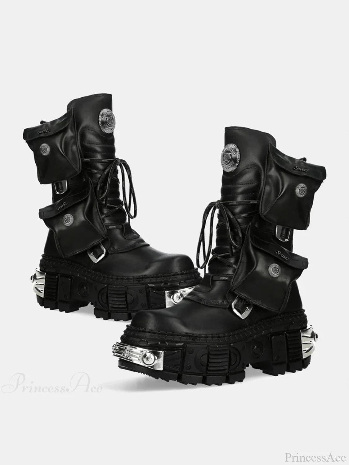 Fresh Punk Platform Gothic Lace Up Boot
