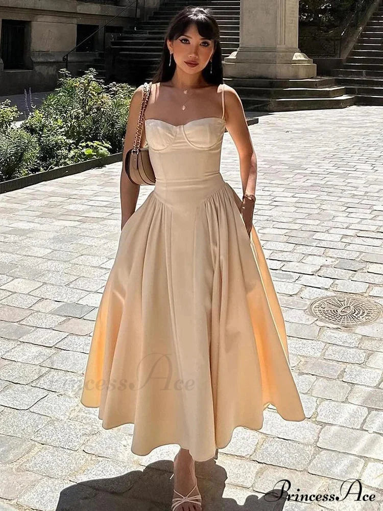 Freya Elegant Midi Dress