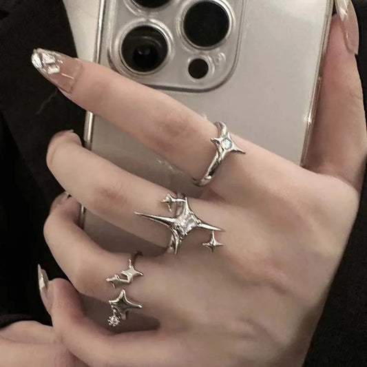 Gender-neutral Vintage Wings Skeleton Gothic Ring