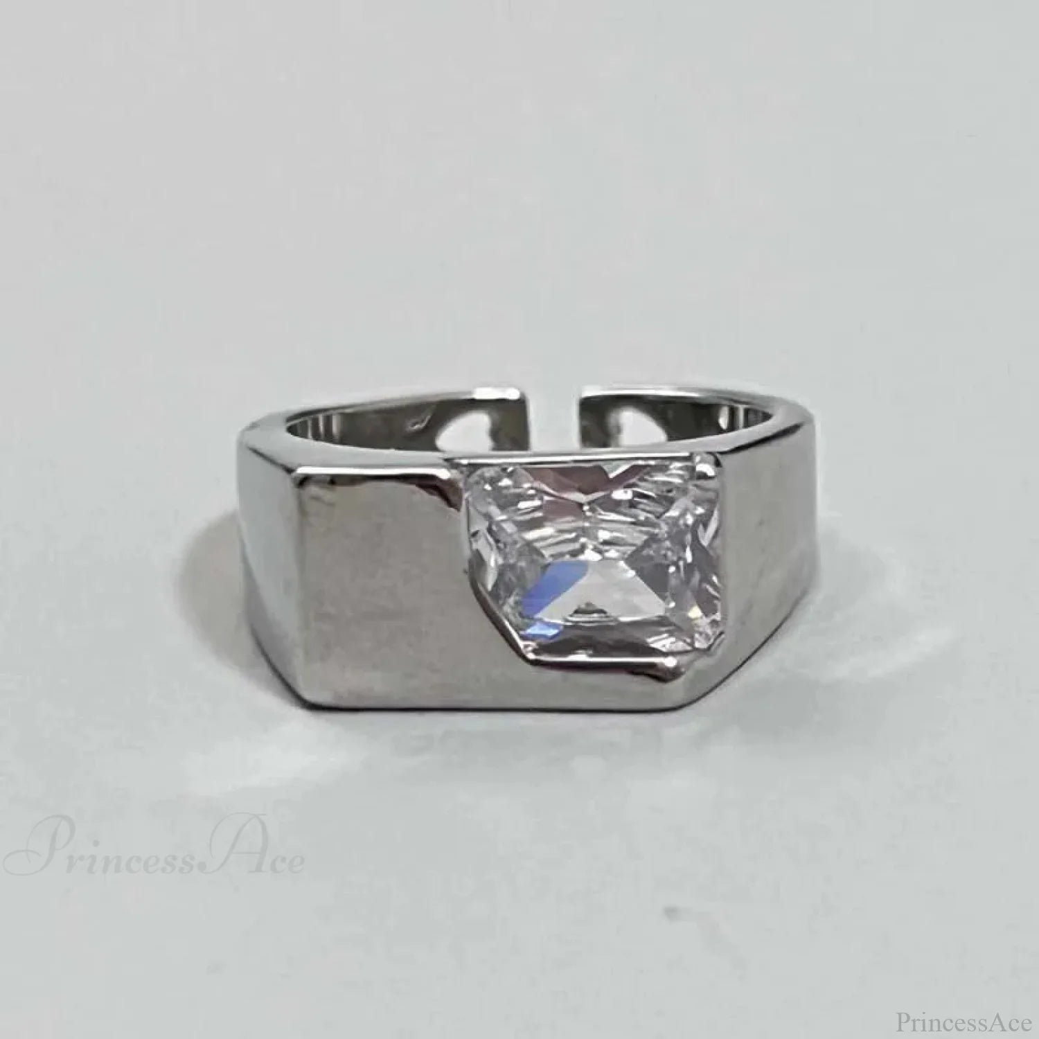 Gender-neutral Vintage Wings Skeleton Gothic Ring sliver4