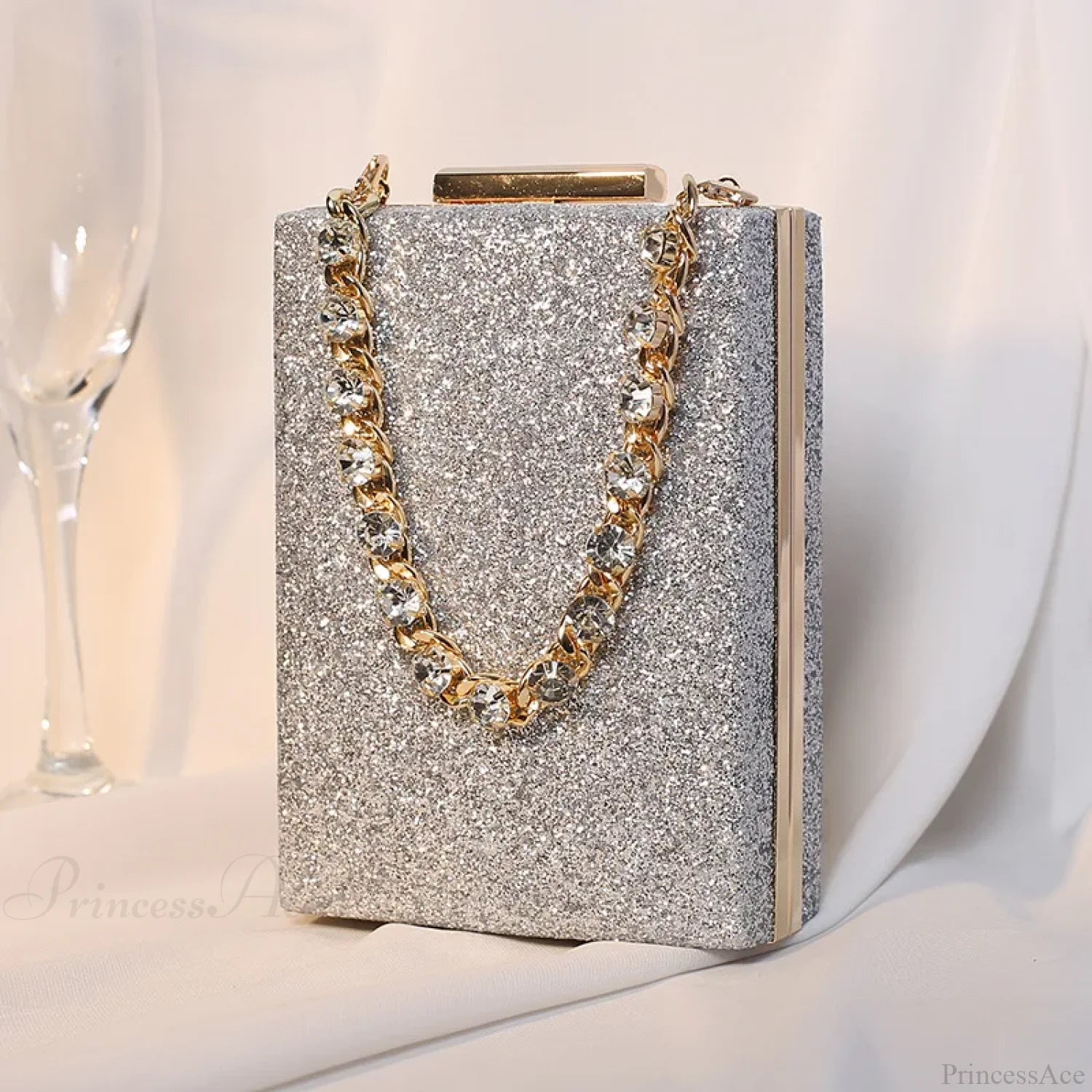 Glitter Evening Clutch Wallet Wristlet wristlet-250126