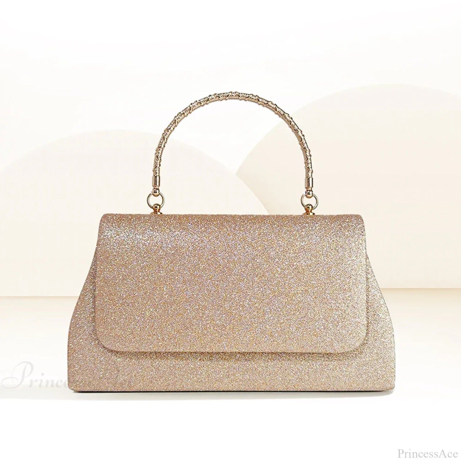 Glitter Sequin Evening Clutch Purses Crossbody Bag Gold clutchbag-250126