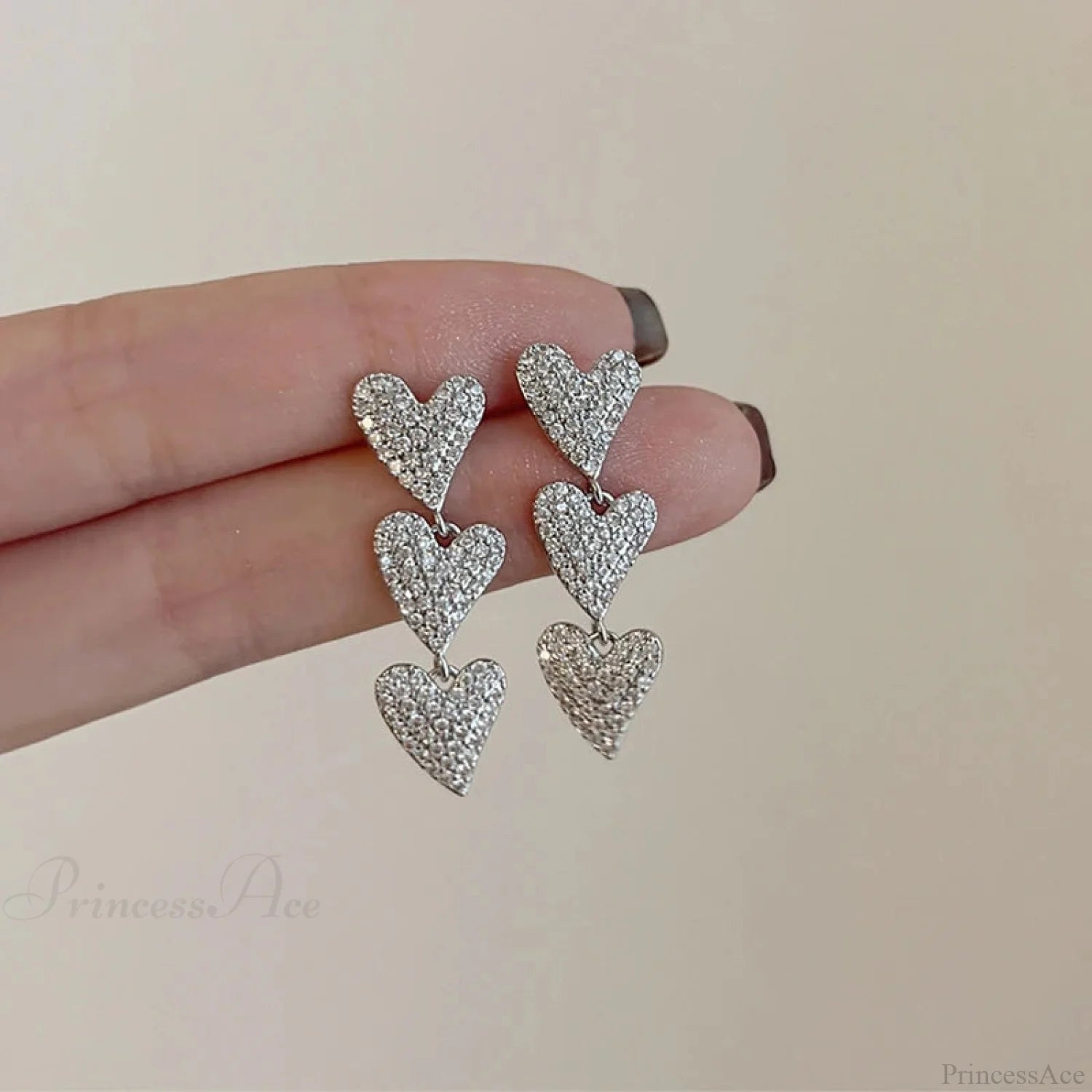 Gloomy Rebel Metal Chain Cross Affection Earring color9