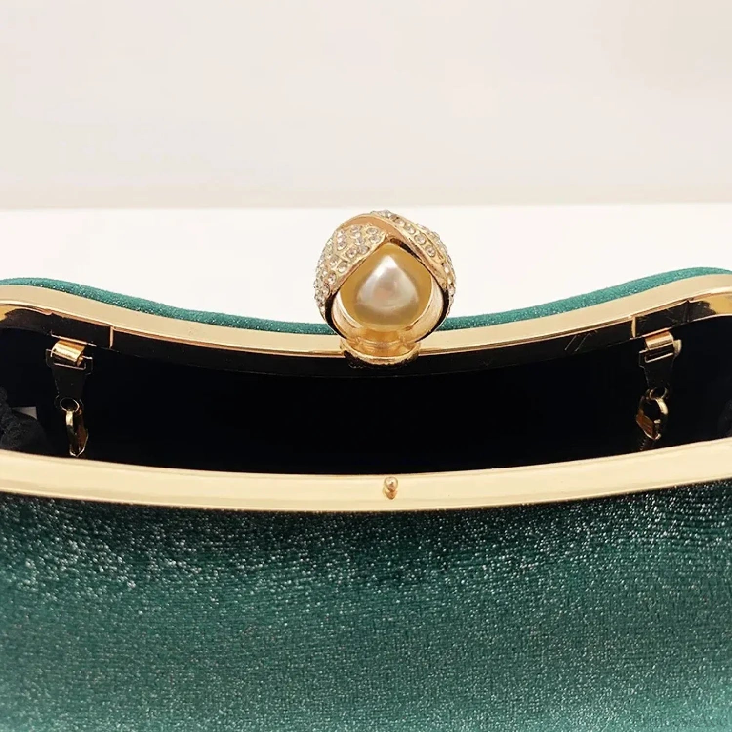 Green Vintage Wedding Evening Clutch Bag clutchbag-250126