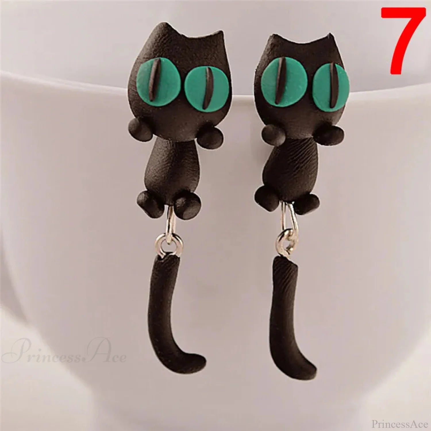 Halloween Dark Spider Amulet Stud Earring color12