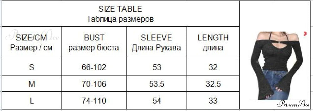 Halter 2 Crop Top T-Shirts Backless Arm Long Y2K Women’s Shoulder Piece Tanks Christmas Tees Off